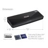 Club 3D Notebook Dokkoló - CSV-3103D (DUAL DISPLAY/4K, 3.2 USB-A to HDMI, DP, DVI-D, 3xUSB-A, RJ45, 3.5 Jack Audio +Mic)