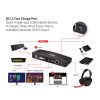 Club 3D Notebook Dokkoló - CSV-3103D (DUAL DISPLAY/4K, 3.2 USB-A to HDMI, DP, DVI-D, 3xUSB-A, RJ45, 3.5 Jack Audio +Mic)