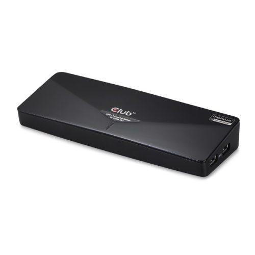 Club 3D Notebook Dokkoló - CSV-3103D (DUAL DISPLAY/4K, 3.2 USB-A to HDMI, DP, DVI-D, 3xUSB-A, RJ45, 3.5 Jack Audio +Mic)