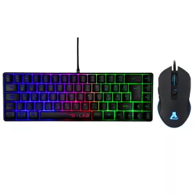   The G-Lab Gaming Kit - 2 In 1 Combo Hydrogen B/HU (6200 DPI, RGB, USB-A, Fekete, Magyar)