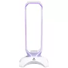 The G-Lab Fejhallgató állvány - K-STAND-RADON-W  (fehér, 2xUSB3.0, műanyag)