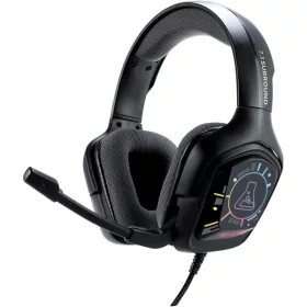   The G-Lab Fejhallgató - KORP COBALT 7.1 EX (mikrofon, USB, hangerőszabályzó, nagy-párnás, RGB, fekete)