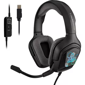   The G-Lab Fejhallgató - KORP COBALT 7.1 (mikrofon, USB, hangerőszabályzó, nagy-párnás, RGB, fekete)