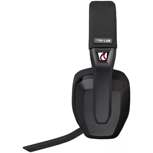 The G-Lab 264244 Korp Platinium Wireless Gaming Headset Black, Mikrofon/Fülhallgató