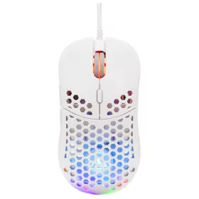   The G-Lab Gamer Egér - KULT-OXYGEN-W (12800 DPI, 60g, 6 gomb, RGB, fehér)