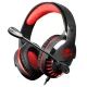 Spirit of Gamer Fejhallgató - PRO-H3 Red (MultiPlatform, mikrofon, 3.5mm jack, hangerőszabályzó, 2m kábel, piros)