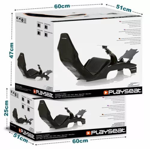 Playseat® Szimulátor cockpit - Formula Black (Direct Drive ready, fekete)
