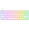 Rampage Billentyűzet - KB-R135 PARVUS US (Type-C, Vezetékes, Mechanikus, Red switch, angol, fehér, RGB LED)