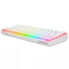 Rampage Billentyűzet - KB-R135 PARVUS US (Type-C, Vezetékes, Mechanikus, Red switch, angol, fehér, RGB LED)