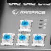 Rampage Billentyűzet - Kb-R28 Blade Plus (Vezetékes, Mechanikus, Blue Switch, Magyar LED, N-Key, USB)
