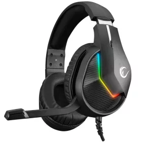   Rampage Fejhallgató - MAGE (7.1, mikrofon, USB, hangerőszabályzó, nagy-párnás, fekete, LED)