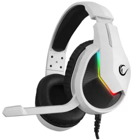   Rampage Fejhallgató - MAGE (7.1, mikrofon, USB, hangerőszabályzó, nagy-párnás, fehér, LED)
