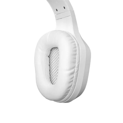 Rampage Fejhallgató - RM-K90 VECTOR (mikrofon, USB, 3,5 Jack, hangerőszabályzó, nagy-párnás, fehér)