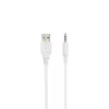 Rampage Fejhallgató - RM-K90 VECTOR (mikrofon, USB, 3,5 Jack, hangerőszabályzó, nagy-párnás, fehér)
