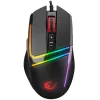 Rampage Egér Gamer - SMX-R76 BOLT (1000DPI, 7 gomb, makro, RGB LED, 1,5m harisnyázott kábel, fekete)