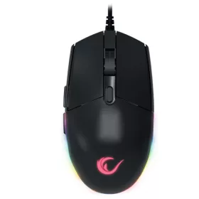   Rampage Egér Gamer - SMX-R18 SNIPER (10000DPI, PMW3325; 6 gomb, makro, RGB LED, fekete)