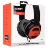 Snopy Fejhallgató - SN-101 BONNY Red (stereo, mikrofon, 3.5mm jack, 1m kábel, fekete-piros)