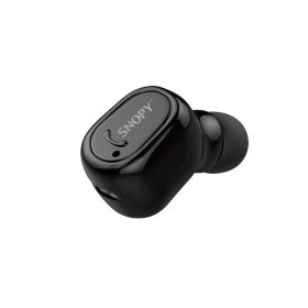   Snopy Fülhallgató Vezeték Nélküli - SN-BT155 Black (Bluetooth v4.0, mikrofon, fekete, 1 fülhallgató!)