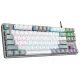 Rampage Billentyűzet - SNUG K14 Black US (Vezetékes, Mechanikus, Red switch, angol, fekete, RGB LED)
