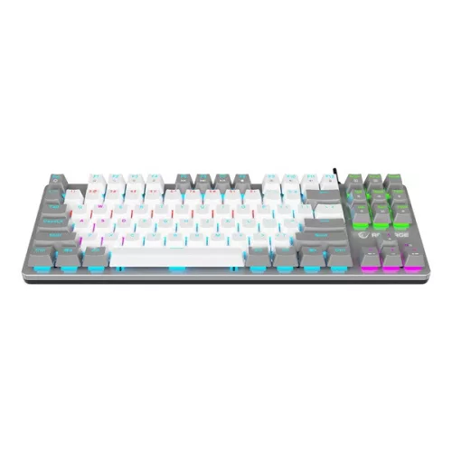 Rampage Billentyűzet - SNUG K14 Black US (Vezetékes, Mechanikus, Red switch, angol, fekete, RGB LED)