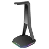 Rampage Fejhallgató Állvány TOWER T14 Fekete, Műanyag, USB HUB, RGB