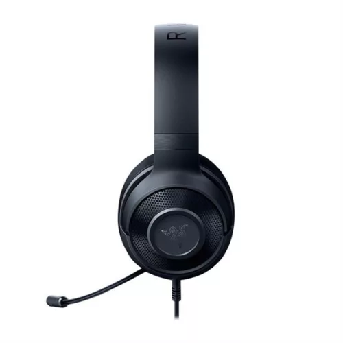 Razer Fejhallgató - Kraken X Lite (3.5mm Jack, mikrofon, hangerőszabályzó, 1,3m kábel, fekete)