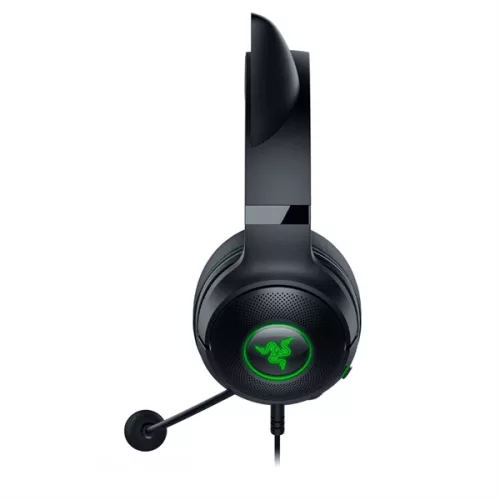 Razer Fejhallgató - Kraken Kitty V2 (USB, mikrofon, hangerőszabályzó, 2m kábel, rózsaszín)