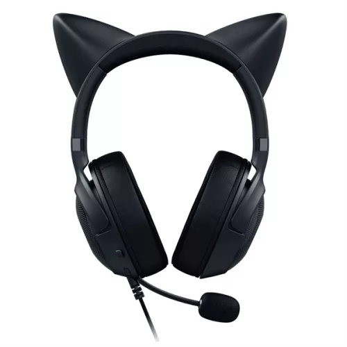 Razer Fejhallgató - Kraken Kitty V2 (USB, mikrofon, hangerőszabályzó, 2m kábel, rózsaszín)
