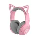 Razer Fejhallgató - Kraken Kitty V2 BT Quartz Ed. (Bluetooth, mikrofon, hangerőszabályzó, rózsaszín)