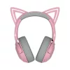 Razer Fejhallgató - Kraken Kitty V2 BT Quartz Ed. (Bluetooth, mikrofon, hangerőszabályzó, rózsaszín)
