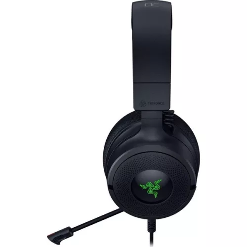 Razer Fejhallgató - Kraken V4 X (USB, mikrofon, hangerőszabályzó, 1,8m kábel, fekete)
