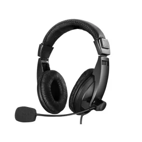   Sandberg Fejhallgató - Saver USB Headset Large (USB; mikrofon; hangerő szabályzó; 1,8m kábel; fekete)