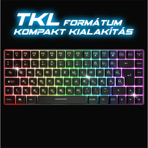 Spirit of Gamer Elite-K70 Fél-Mechanikus Wireless Gaming Billentyűzet - Magyar