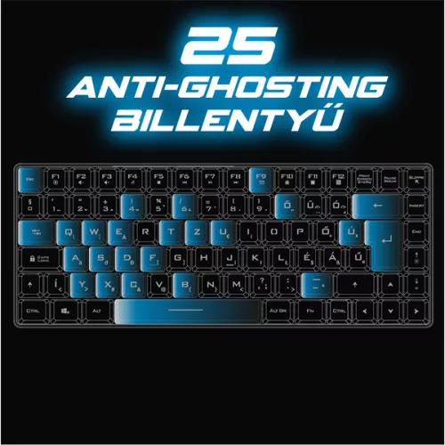 Spirit of Gamer Elite-K70 Fél-Mechanikus Wireless Gaming Billentyűzet - Magyar