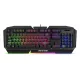 Spirit of Gamer Billentyűzet - PRO-K5 (105 gomb, Fém felső rész, RGB LED, USB, 19 anti-ghost, fekete, magyar)