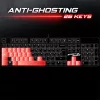 Spirit of Gamer XPERT K250 Mechanikus Gamer billentyűzet - HU, RED switch, Színes, Mechanikus, Normál, anti ghosting, vezetékes
