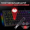 Spirit of Gamer XPERT K250 Mechanikus Gamer billentyűzet - HU, RED switch, Színes, Mechanikus, Normál, anti ghosting, vezetékes