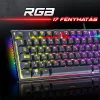 Spirit of Gamer XPERT K250 Mechanikus Gamer billentyűzet - HU, RED switch, Színes, Mechanikus, Normál, anti ghosting, vezetékes