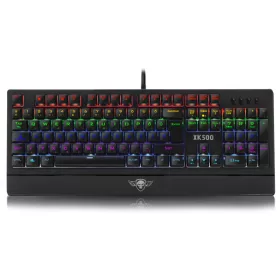   Spirit of Gamer Billentyűzet Mechanikus - XPERT K500 (105 gomb, SOG brown, RGB LED,USB, full anti-ghost, fekete, magyar)