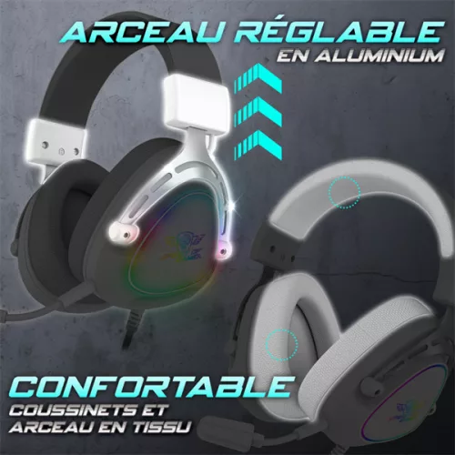 Spirit Of Gamer 248442 Elite H40 Headset Arctic, Mikrofon/Fülhallgató