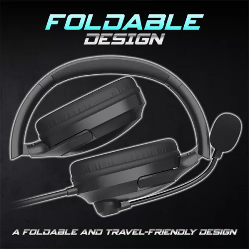 Spirit of Gamer Fejhallgató PRO-H4 Black MultiPlatform, Mikrofon, 3.5mm Jack, Hangerőszabályzó, Fekete