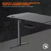 Spirit of Gamer Gamer Asztal - Headquarter 900 (MDF lap, fém lábak, állítható magasság(motoros), 140 x 70 x 1,8 cm)