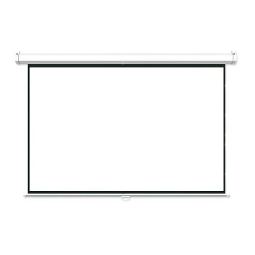 Everest 100" (1:1) manuális fali vászon - MPP-180 (180 x 180 cm, fehér váz)