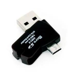   PLATINET Memóriakártya microSD 16GB + kártyaolvasó + OTG + Adapter