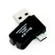 PLATINET Memóriakártya microSD 16GB + kártyaolvasó + OTG + Adapter