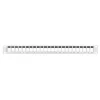 Lanberg Üres patch panel 24 port 1U 19" tehermentesítővel, szürke