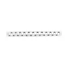 Lanberg Üres patch panel 24 port 1U 19" lépcsőzetes elrendezésű, tehermentesítővel, szürke