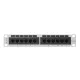 Lanberg Patch panel 12 port 1U 10" CAT.5e szürke