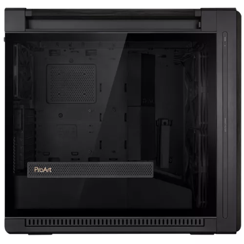 Asus ProArt PA602 Wood TG E-ATX - midi számítógépház - Fekete
