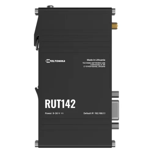 Teltonika ETH router RS232-vel, Wi-Fi, DIN sín, ipari csatlakozó